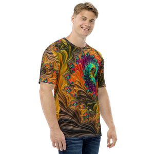 Multicolor Fractal Men's T-shirt by Design Express