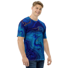 Blue Marble Men's T-shirt by Design Express