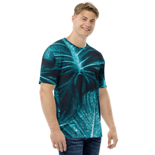 Turquoise Leaf Men's T-shirt by Design Express