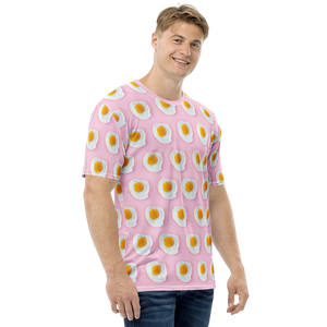 Pink Eggs Pattern Men's T-shirt by Design Express