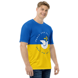 Peace For Ukraine Men's T-shirt by Design Express