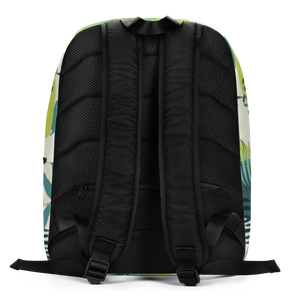 Fresh Tropical Leaf Pattern Minimalist Backpack by Design Express