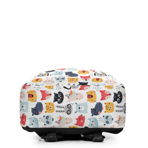 Funny Animal Pattern Minimalist Backpack by Design Express