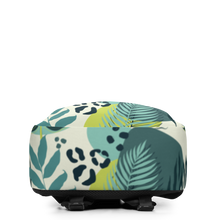 Fresh Tropical Leaf Pattern Minimalist Backpack by Design Express