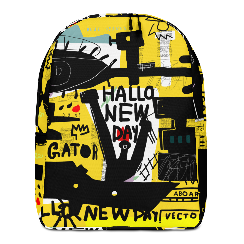 Default Title Basquiat Style Minimalist Backpack by Design Express