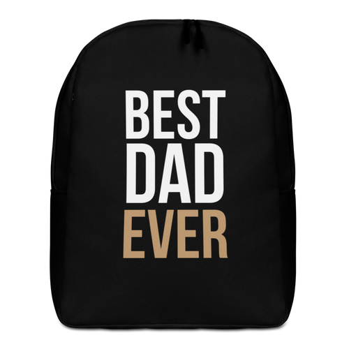 Default Title Best Dad Ever Funny Minimalist Backpack by Design Express