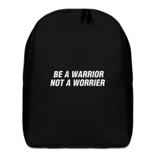 Default Title Be a Warrior, Not a Worrier Funny Minimalist Backpack by Design Express