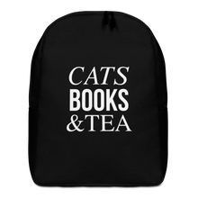 Default Title Cats Books Tea (Funny) Minimalist Backpack by Design Express