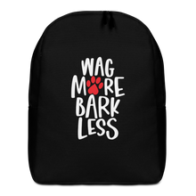 Default Title Wag More Bark Less (Dog lover) Funny Minimalist Backpack by Design Express