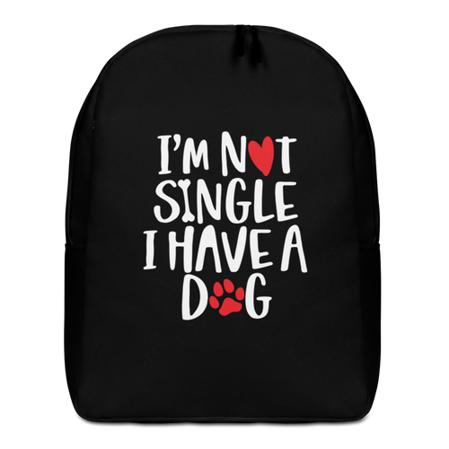 Default Title I'm Not Single, I Have A Dog (Dog Lover) Funny Minimalist Backpack by Design Express