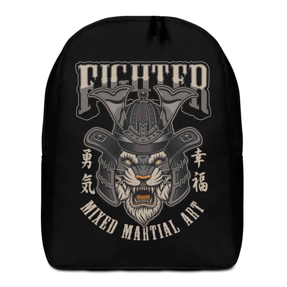 Default Title Fighter Martial Art Minimalist Backpack by Design Express