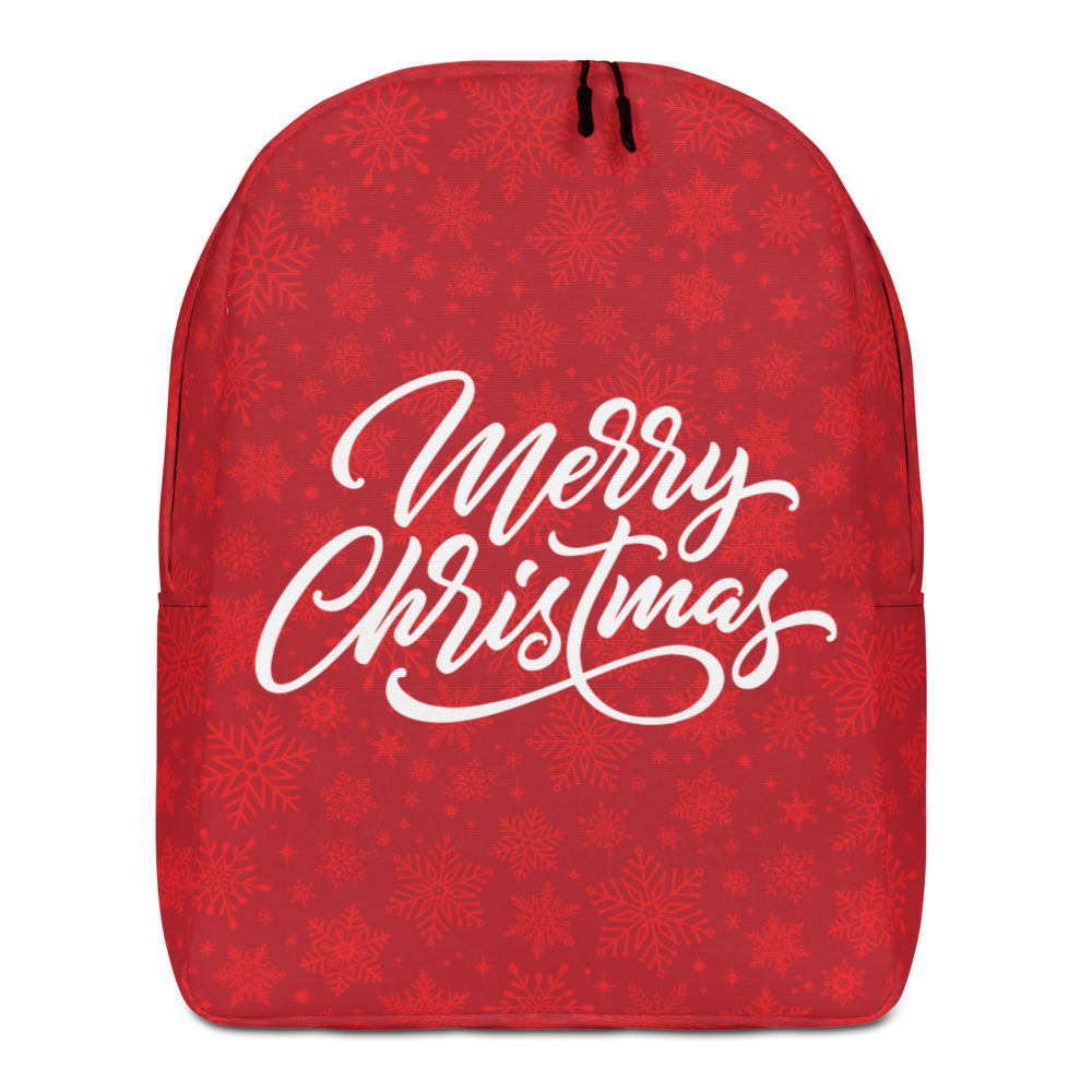 Default Title Merry Christmas Minimalist Backpack by Design Express