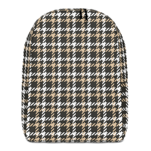 Default Title Houndstooth Small Pattern Minimalist Backpack by Design Express