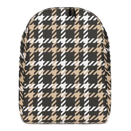 Default Title Houndstooth Large Pattern Minimalist Backpack by Design Express