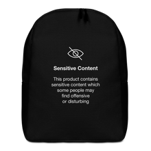 Default Title Sensitive Content (Funny) Minimalist Backpack by Design Express