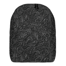 Default Title 3D Black Ornament Pattern Minimalist Backpack by Design Express