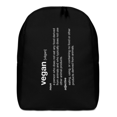 Default Title Vegan Dictionary Minimalist Backpack by Design Express