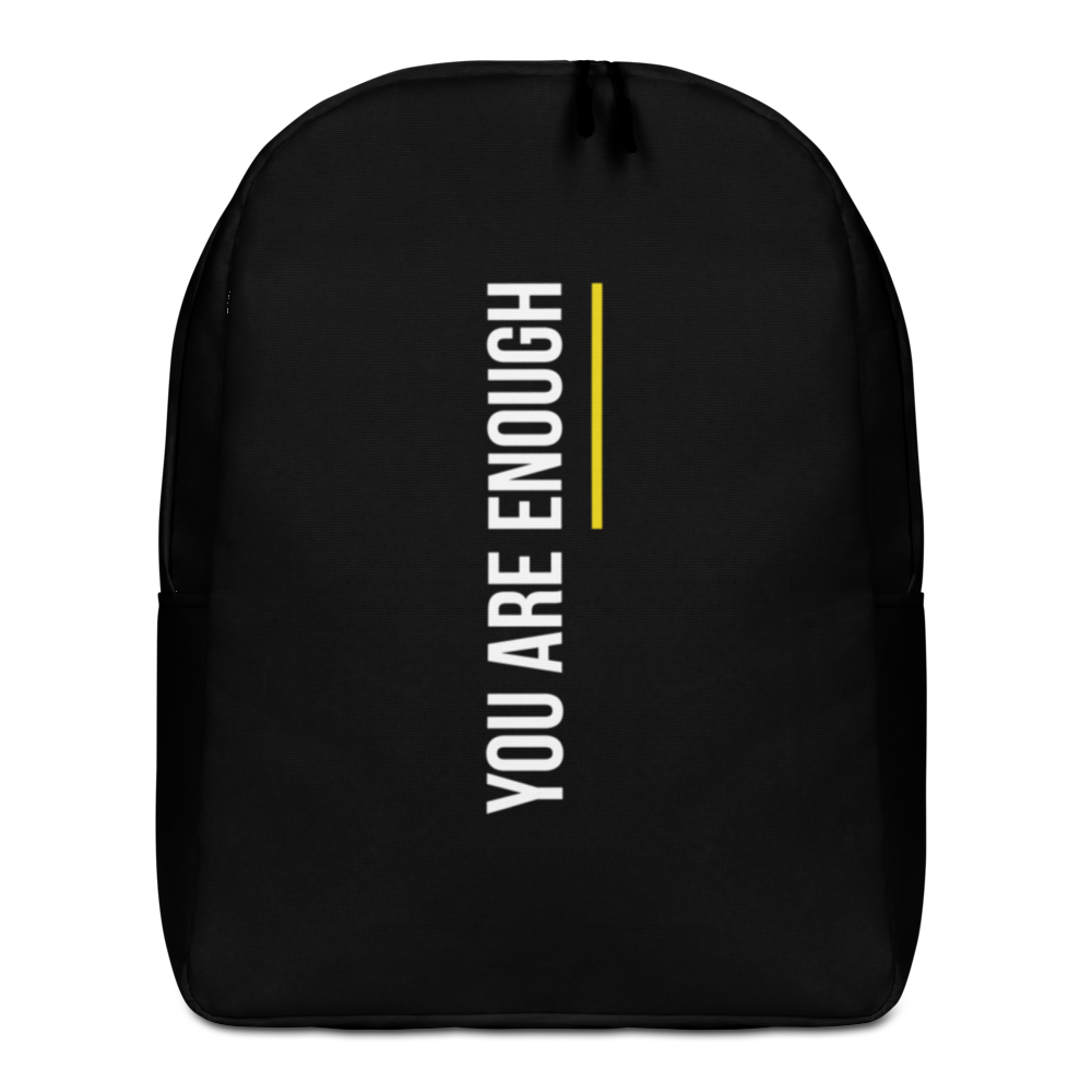 Default Title You are Enough (condensed) Minimalist Backpack by Design Express