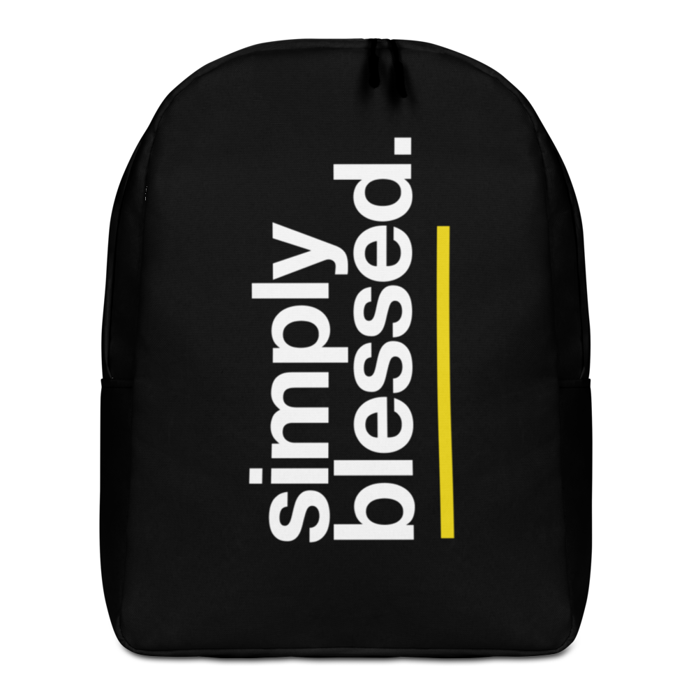 Default Title Simply Blessed (Sans) Minimalist Backpack by Design Express