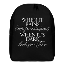 Default Title When it rains, look for rainbows (Quotes) Minimalist Backpack by Design Express