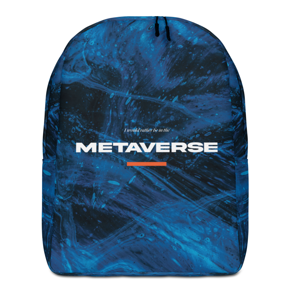 Default Title I would rather be in the metaverse Minimalist Backpack by Design Express