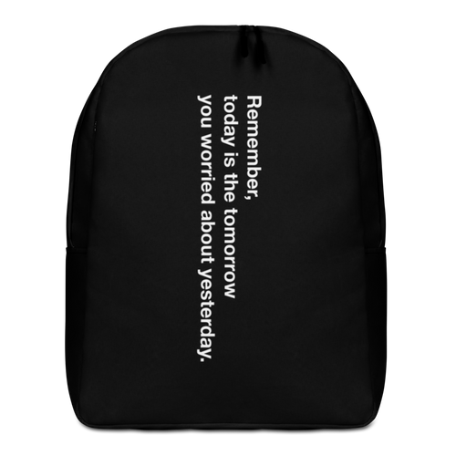 Default Title Remember Quotes Minimalist Backpack by Design Express