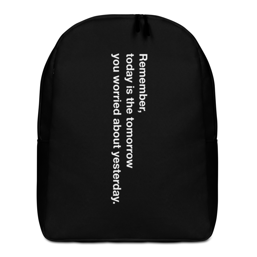 Default Title Remember Quotes Minimalist Backpack by Design Express