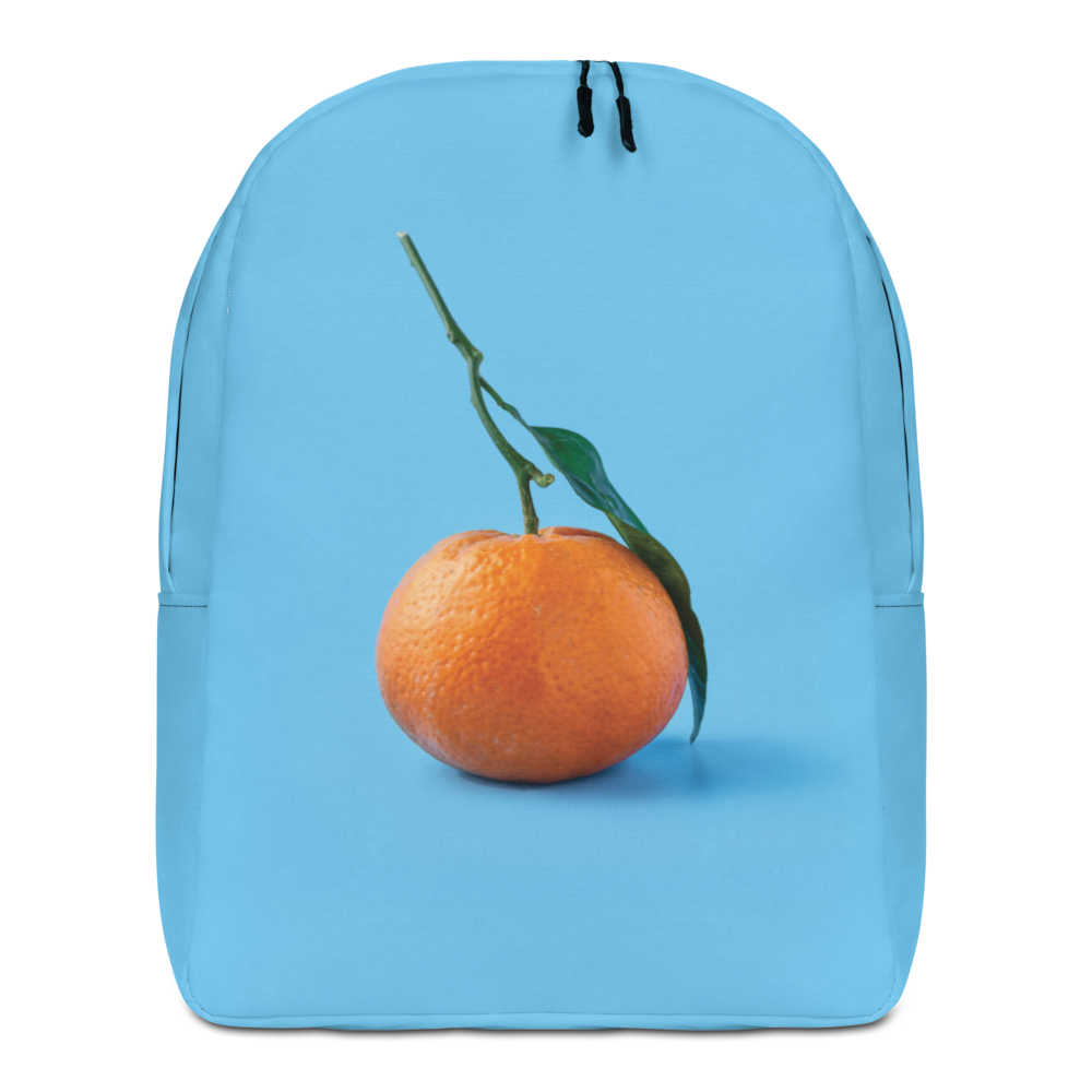 Default Title Orange on Blue Minimalist Backpack by Design Express