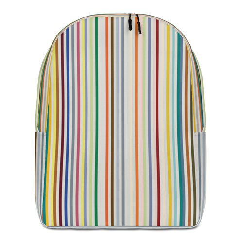 Default Title Colorfull Stripes Minimalist Backpack by Design Express