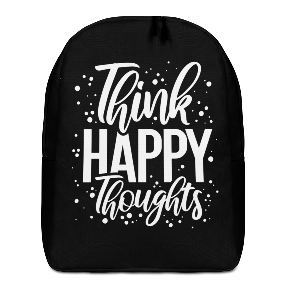 Default Title Think Happy Thoughts Minimalist Backpack by Design Express