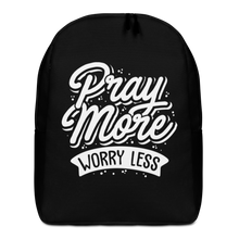 Default Title Pray More Worry Less Minimalist Backpack by Design Express