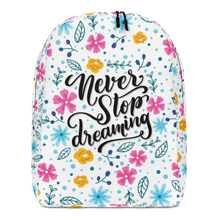 Default Title Never Stop Dreaming Minimalist Backpack by Design Express