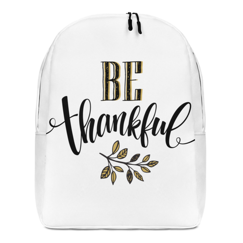 Default Title Be Thankful Minimalist Backpack by Design Express