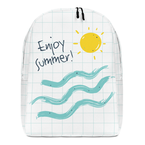 Default Title Enjoy Sun Summer Minimalist Backpack by Design Express