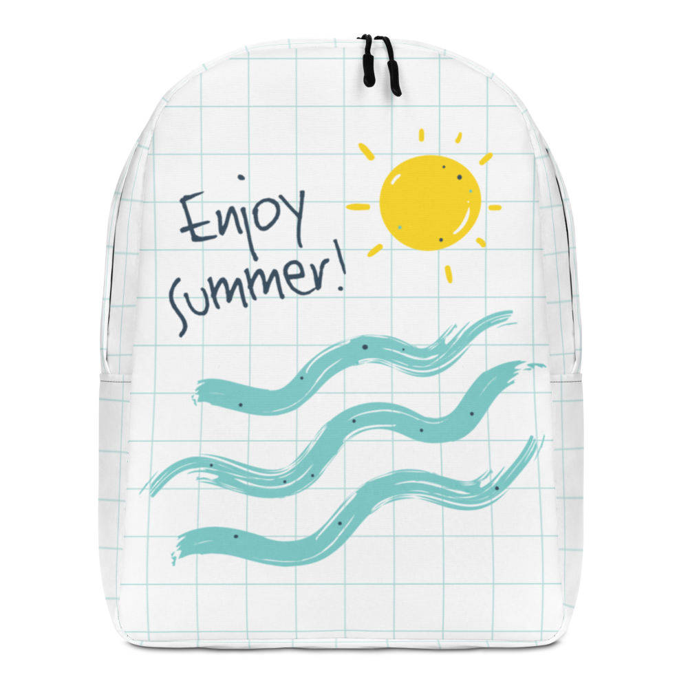 Default Title Enjoy Sun Summer Minimalist Backpack by Design Express