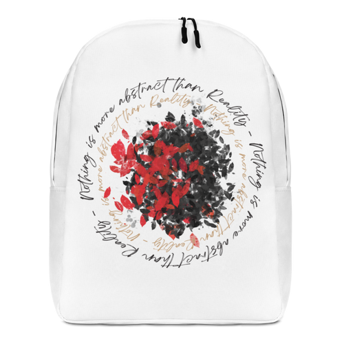 Default Title Nothing is more abstarct than reality Circle Minimalist Backpack by Design Express