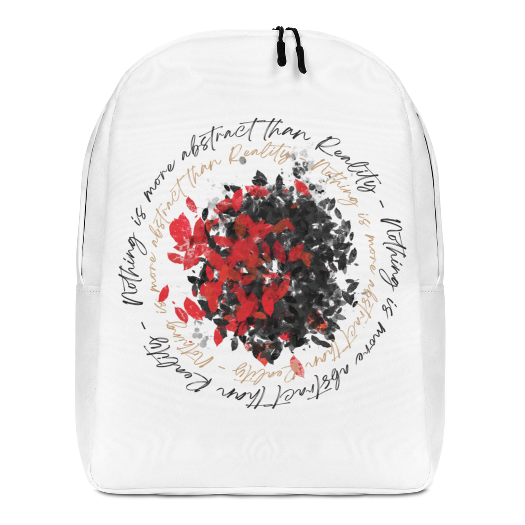 Default Title Nothing is more abstarct than reality Circle Minimalist Backpack by Design Express