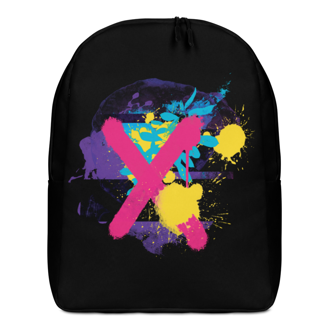 Default Title Abstract Series 01 Minimalist Backpack Black by Design Express