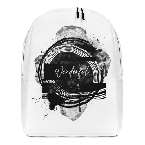 Default Title Wonderful Illustration Series Minimalist Backpack by Design Express