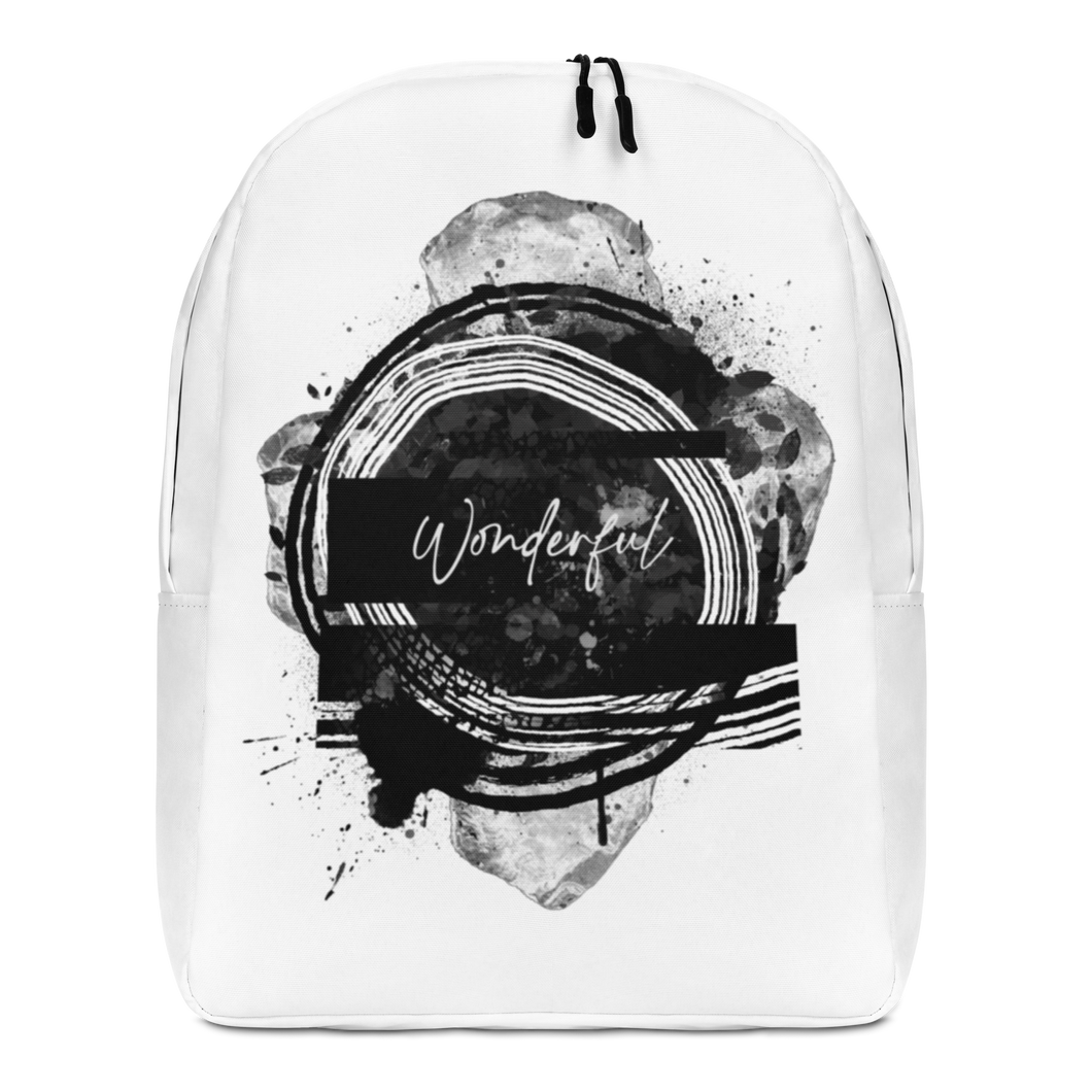 Default Title Wonderful Illustration Series Minimalist Backpack by Design Express