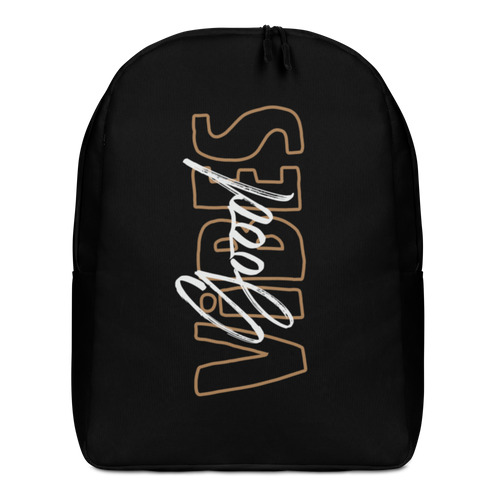 Default Title Good Vibes Typo Minimalist Backpack by Design Express