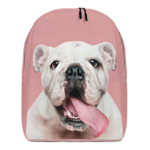 Cute White Bulldog Minimalist Backpack