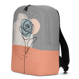 Soft Flower Line Minimalist Backpack by Design Express