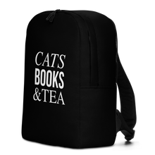 Cats Books Tea (Funny) Minimalist Backpack by Design Express