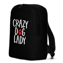 Crazy Dog Lady (Dog lover) Funny Minimalist Backpack by Design Express