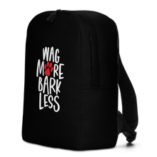 Wag More Bark Less (Dog lover) Funny Minimalist Backpack by Design Express