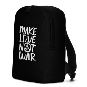 Make Love Not War (Funny) Minimalist Backpack by Design Express