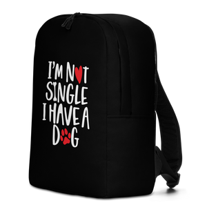 I'm Not Single, I Have A Dog (Dog Lover) Funny Minimalist Backpack by Design Express