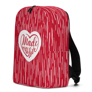 Made With Love (Heart) Minimalist Backpack by Design Express