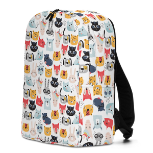 Funny Animal Pattern Minimalist Backpack by Design Express